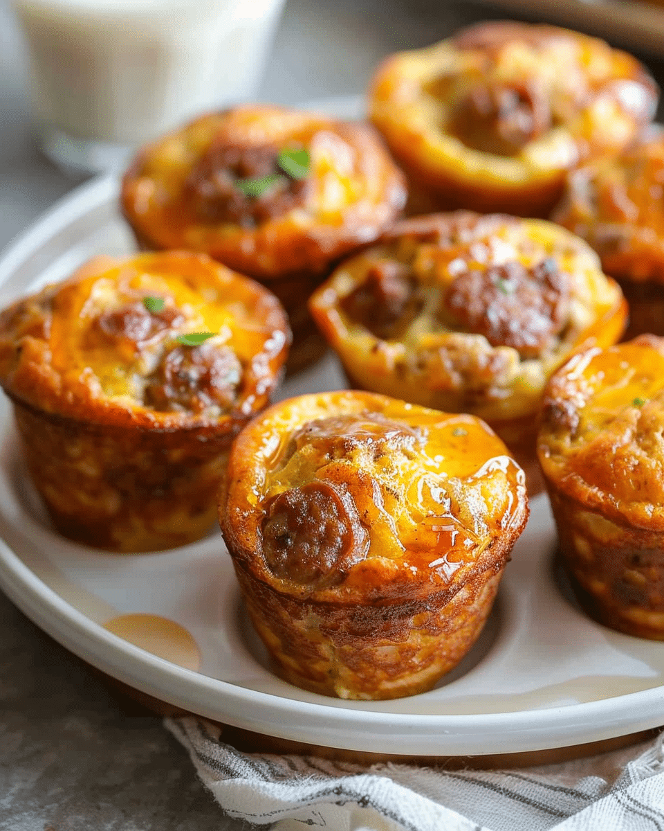 Sausage Pancake Muffins
