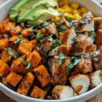 BBQ Chicken Sweet Potato Bowl