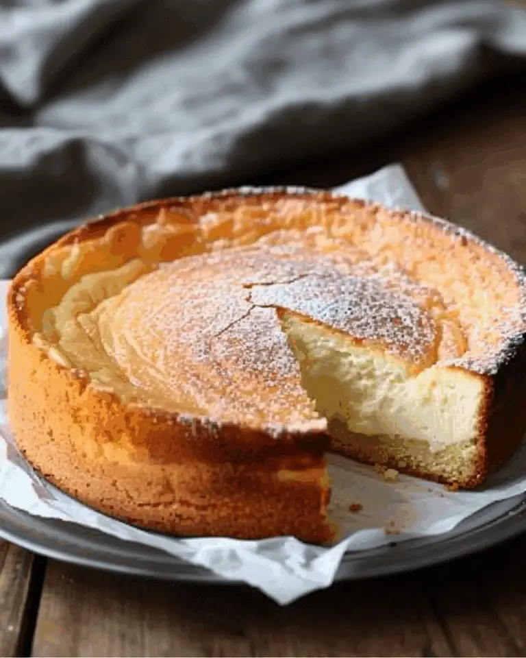 3‑Ingredient Creamy Yogurt Cake