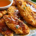 Baked Crunchy Hot Honey Chicken