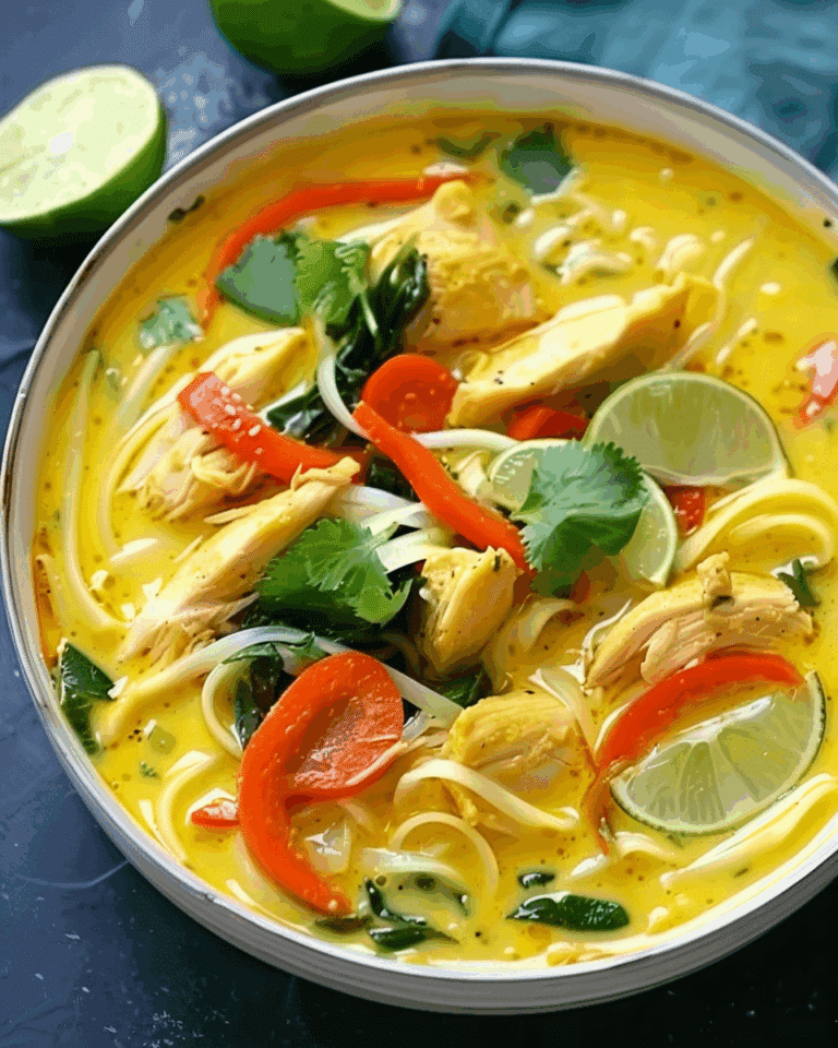 Ceylon Chicken Curry Noodle Soup