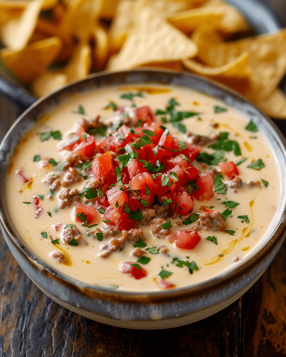 Cheesy Rotel Ranch Queso