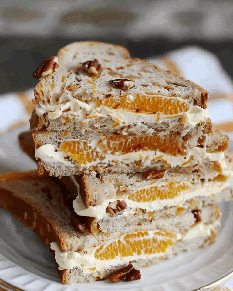 Creamy Cinnamon Orange Tea Sandwiches