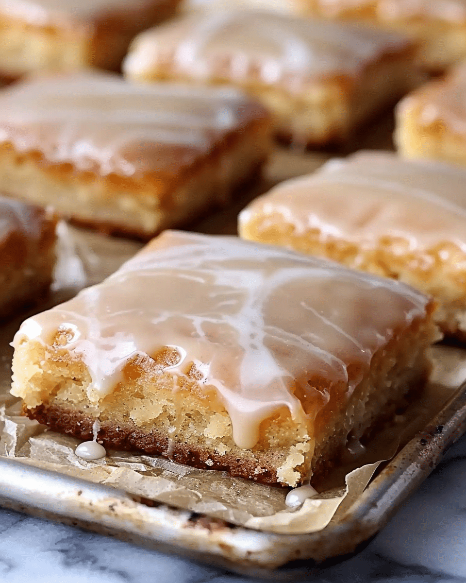 Maple Donut Bars