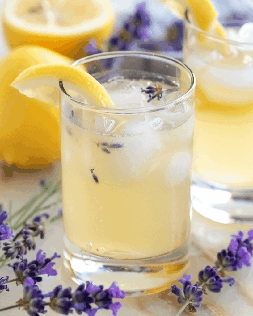 Refreshing Coconut Lavender Lemonade Mocktail