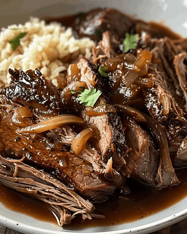 Caramelized Pulled Beef Brisket