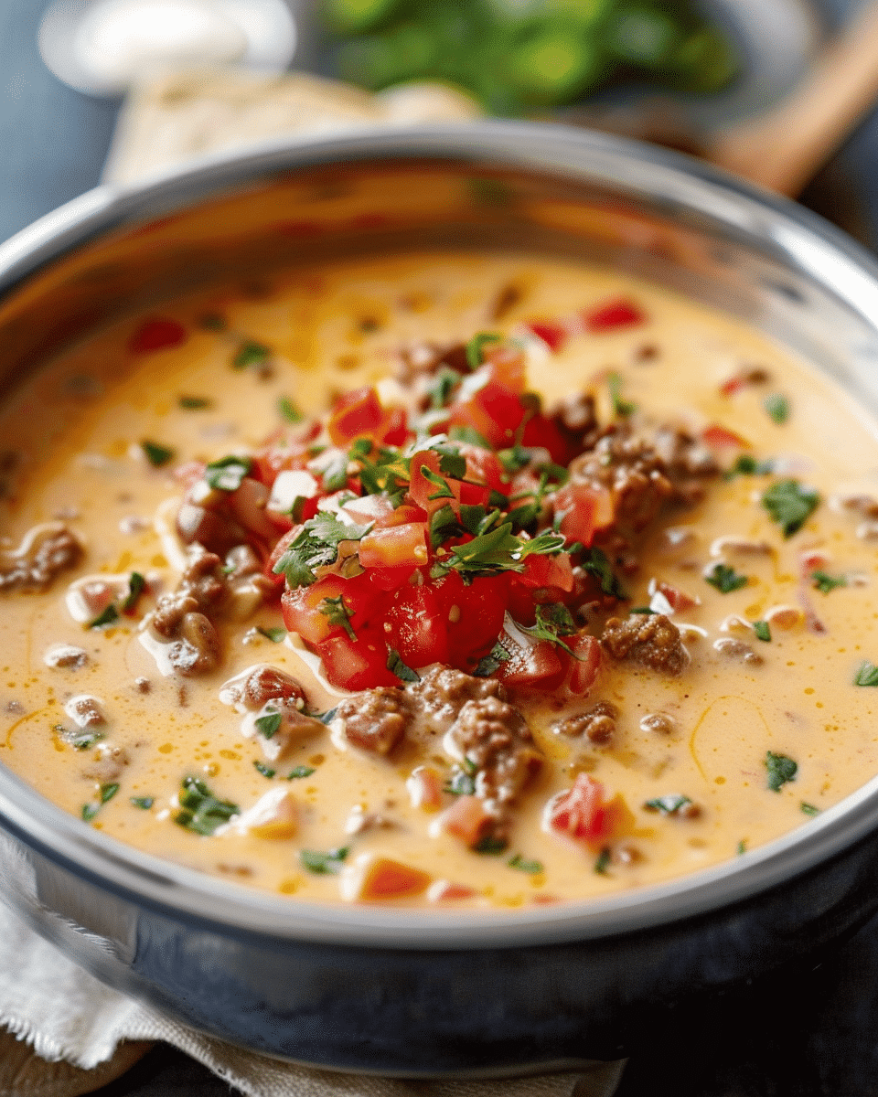 Cheesy Rotel Ranch Queso
