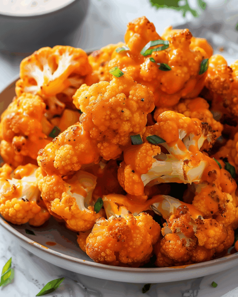Air Fryer Buffalo Cauliflower