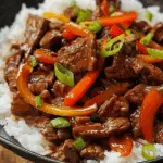 Beef in Black Bean Sauce