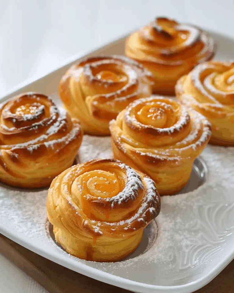 Peach Pie Cruffins Twist