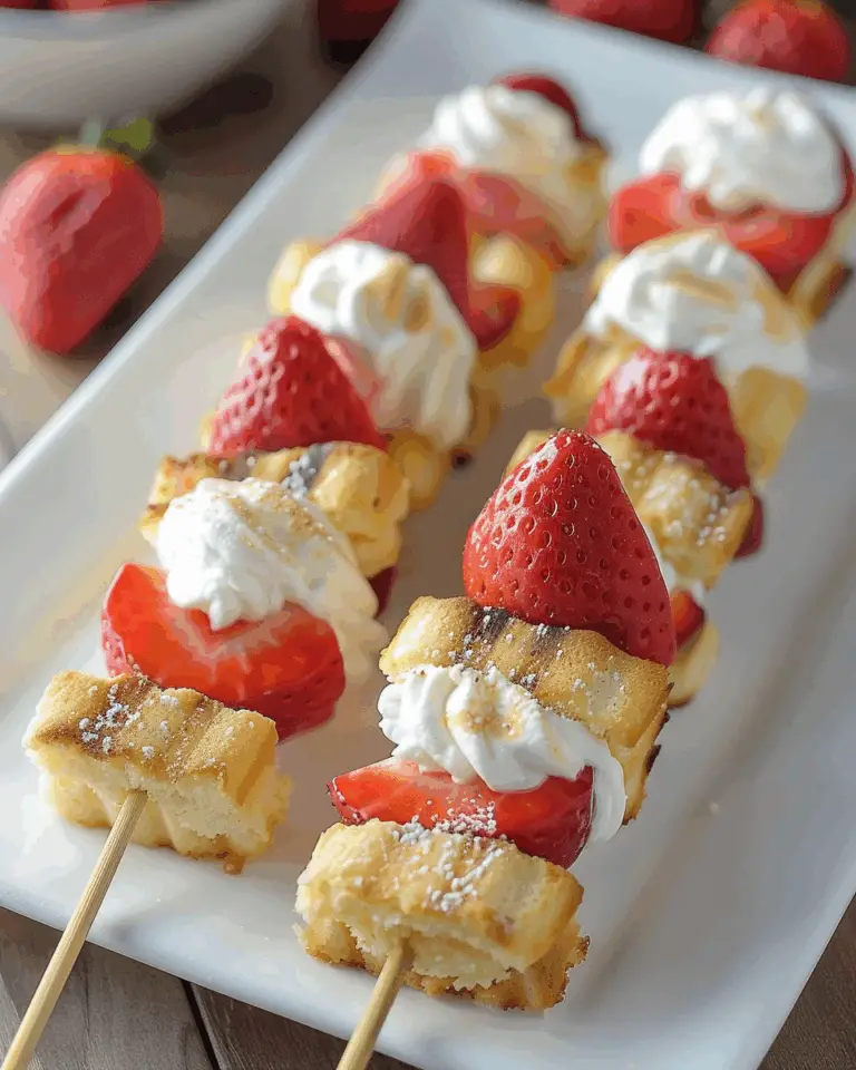 Strawberry Shortcake Kabobs