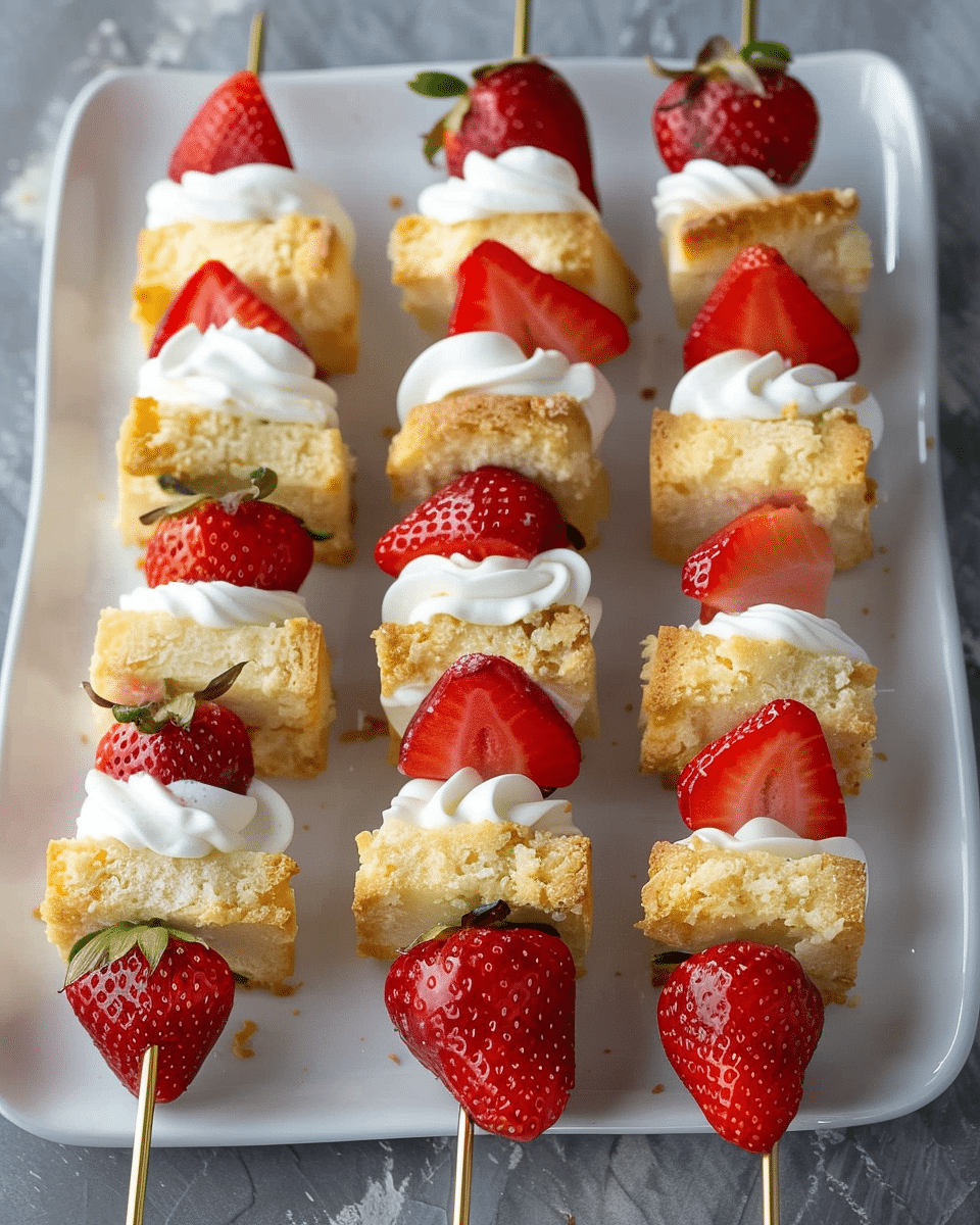 Strawberry Shortcake Kabobs