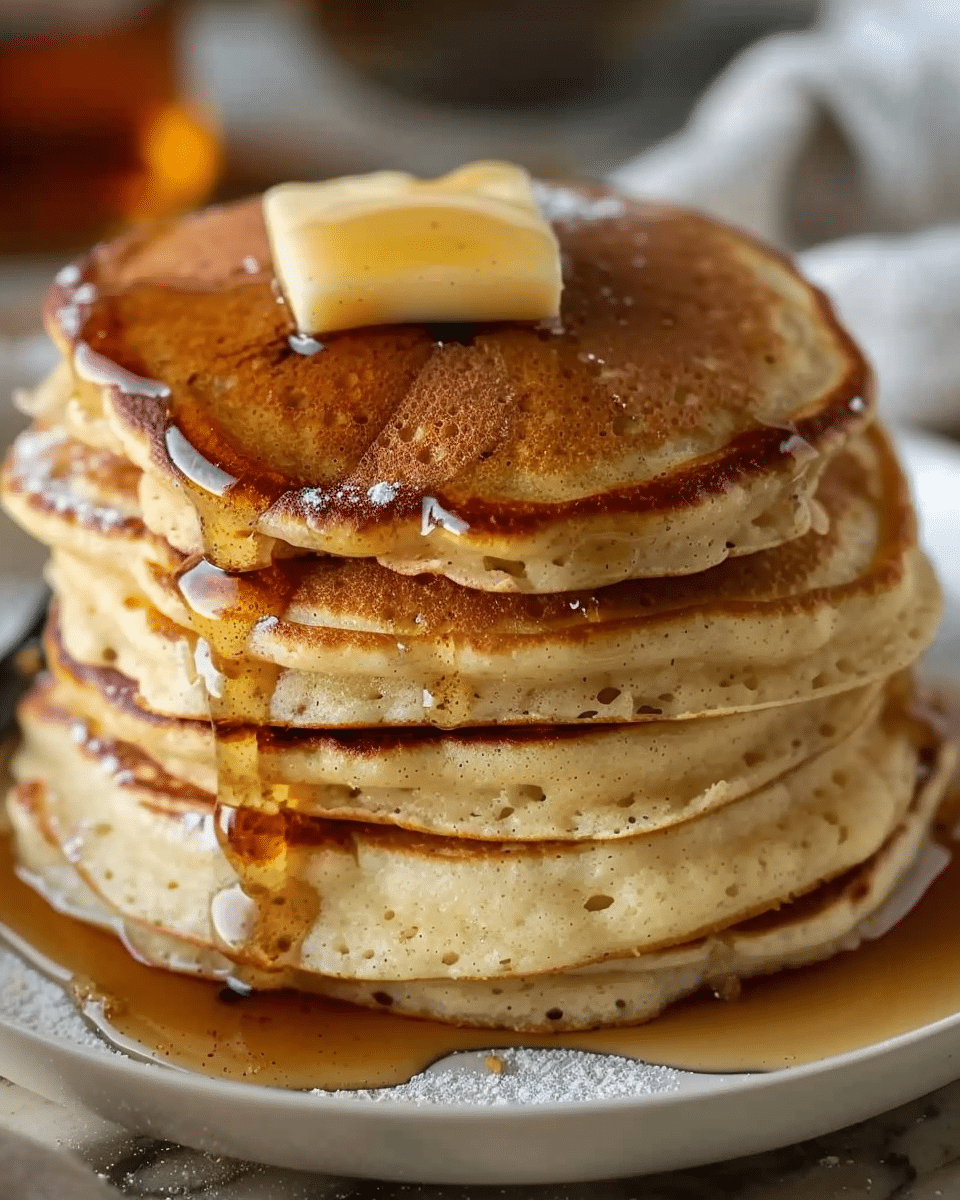 Vanilla Cinnamon Buttermilk Pancakes