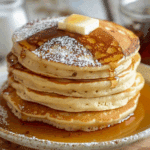 Vanilla Cinnamon Buttermilk Pancakes