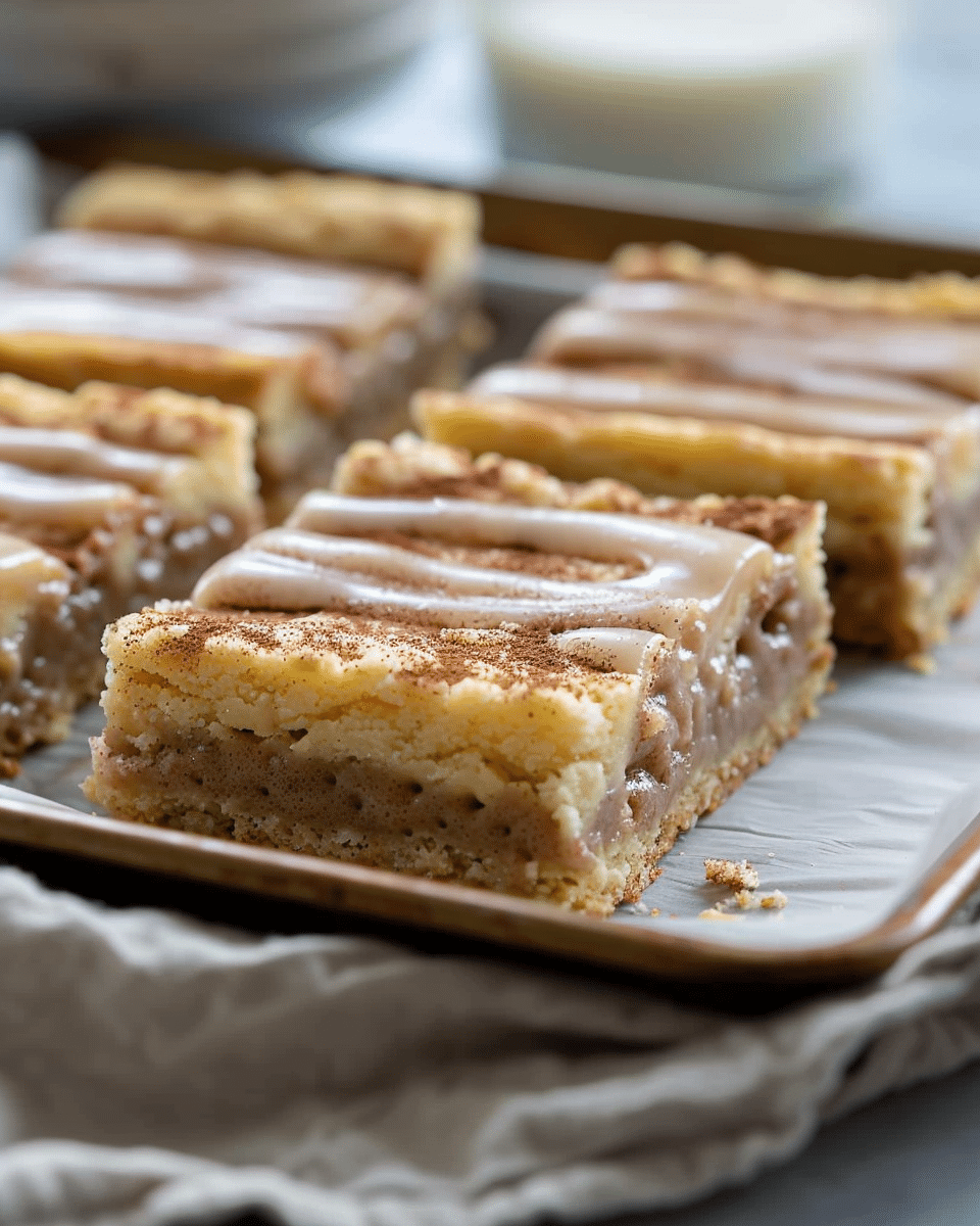 Brown Sugar Cinnamon Pop‑Tart Bars