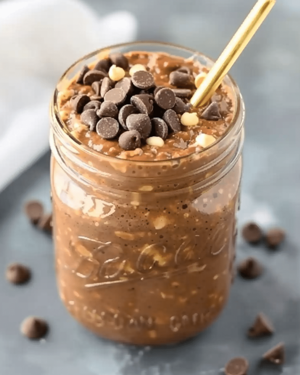 Brownie Batter Overnight Oats
