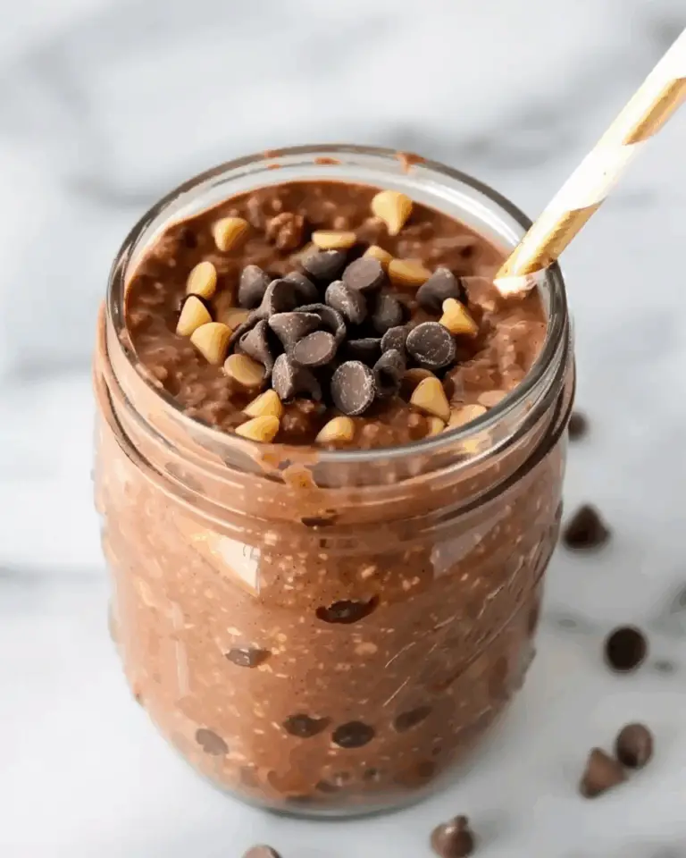 Brownie Batter Overnight Oats