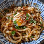 Chili Garlic Udon Noodles