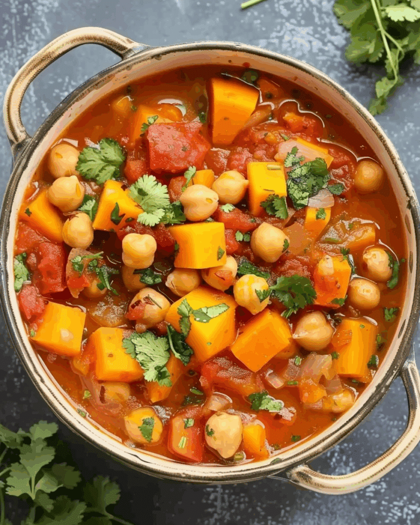 Easy Moroccan Chickpea Stew