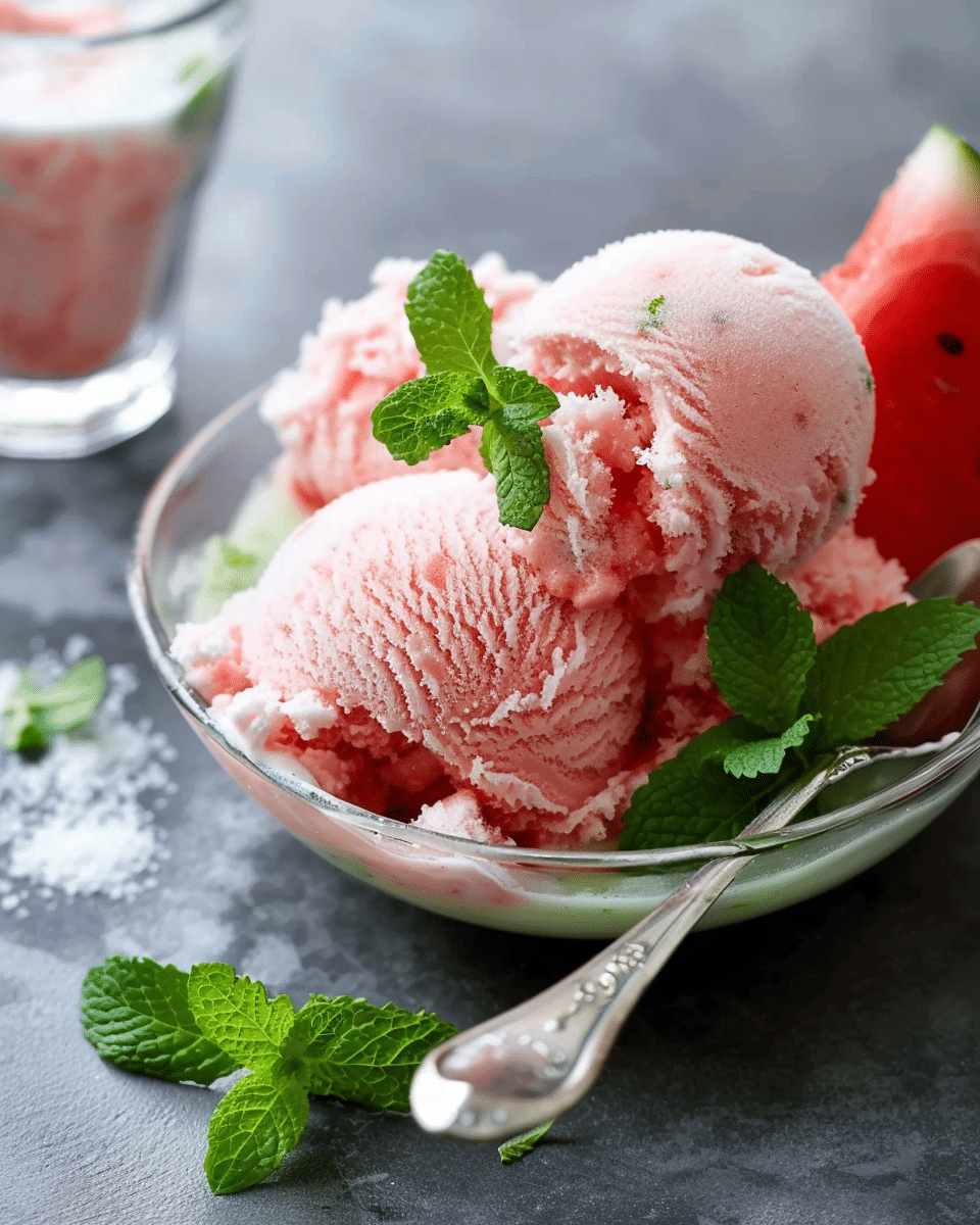 Fresh Mint Ice Cream