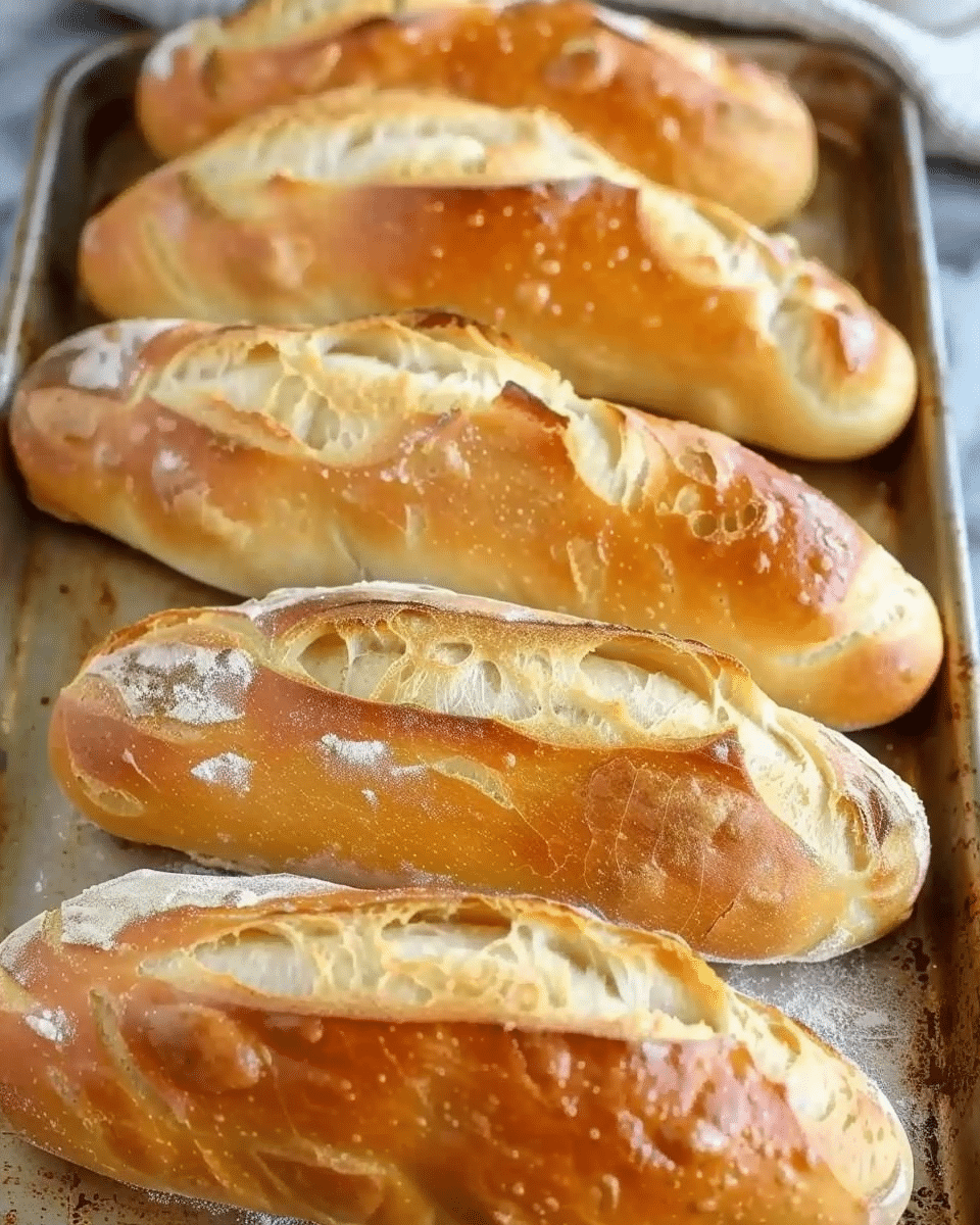 Crusty Mini Baguettes