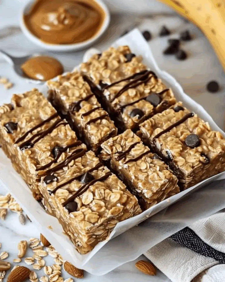 Banana Peanut Butter Oatmeal Bars