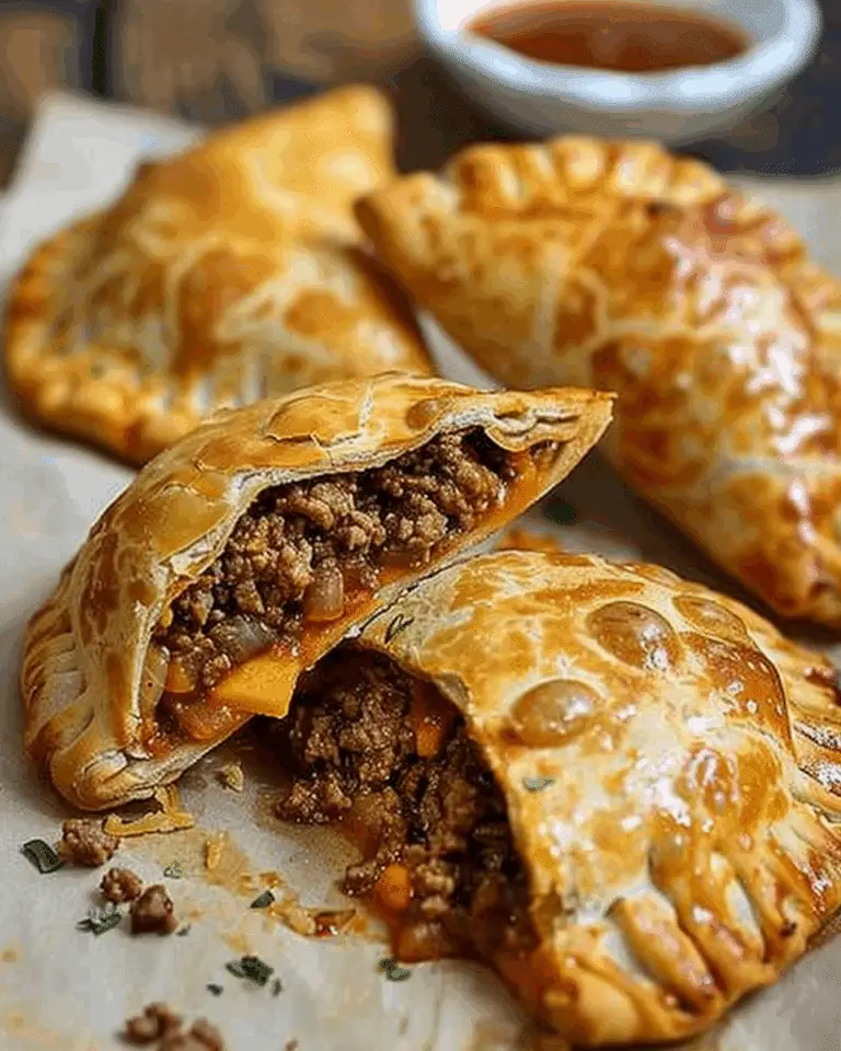 Savoury Beef and Cheese Turnovers