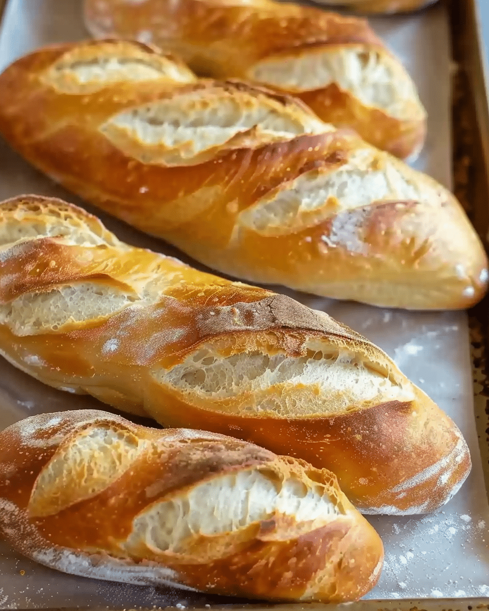 Crusty Mini Baguettes