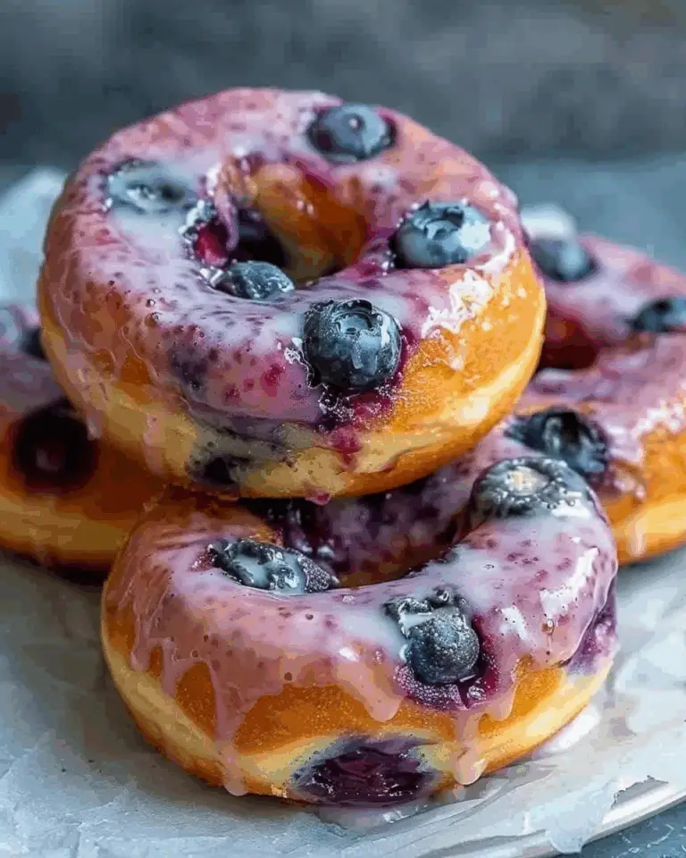 30-Minute Vegan Blueberry Donuts
