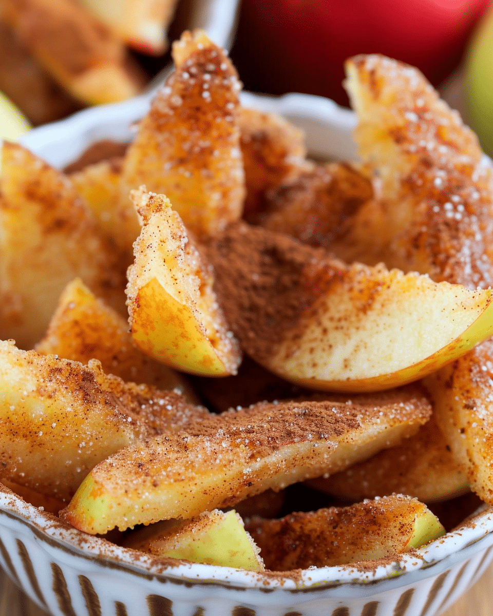 Crispy Air Fryer Apple Fries