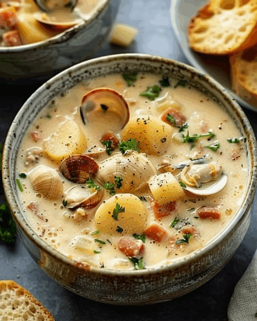 Pumpkin Clam Chowder
