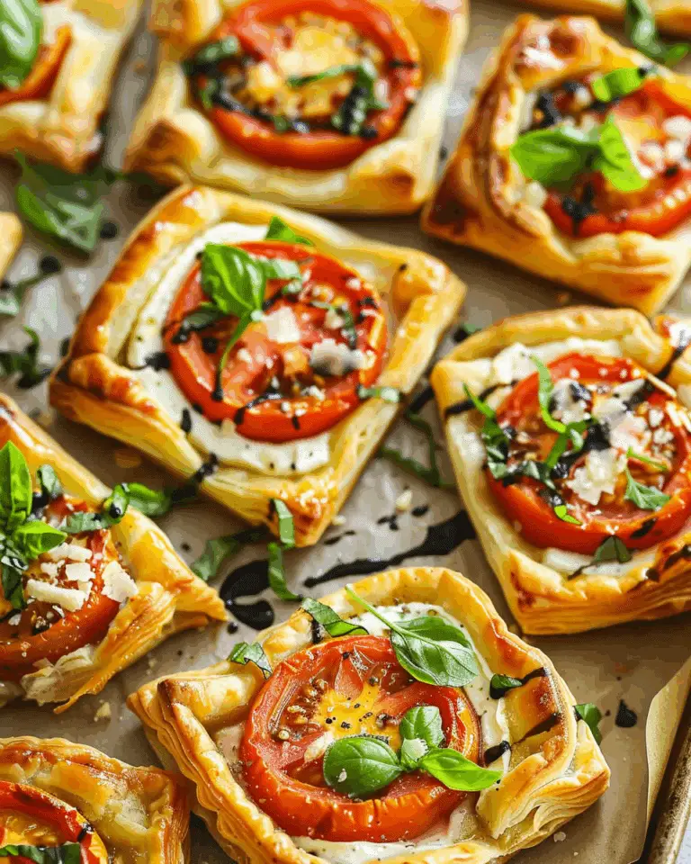Tomato Tartlets with Puff Pastry