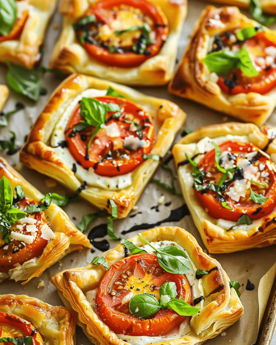 Tomato Tartlets with Puff Pastry