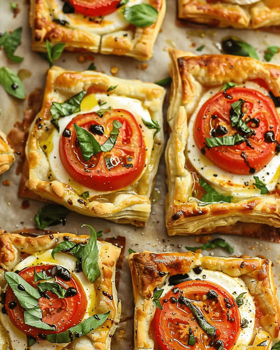 Tomato Tartlets with Puff Pastry