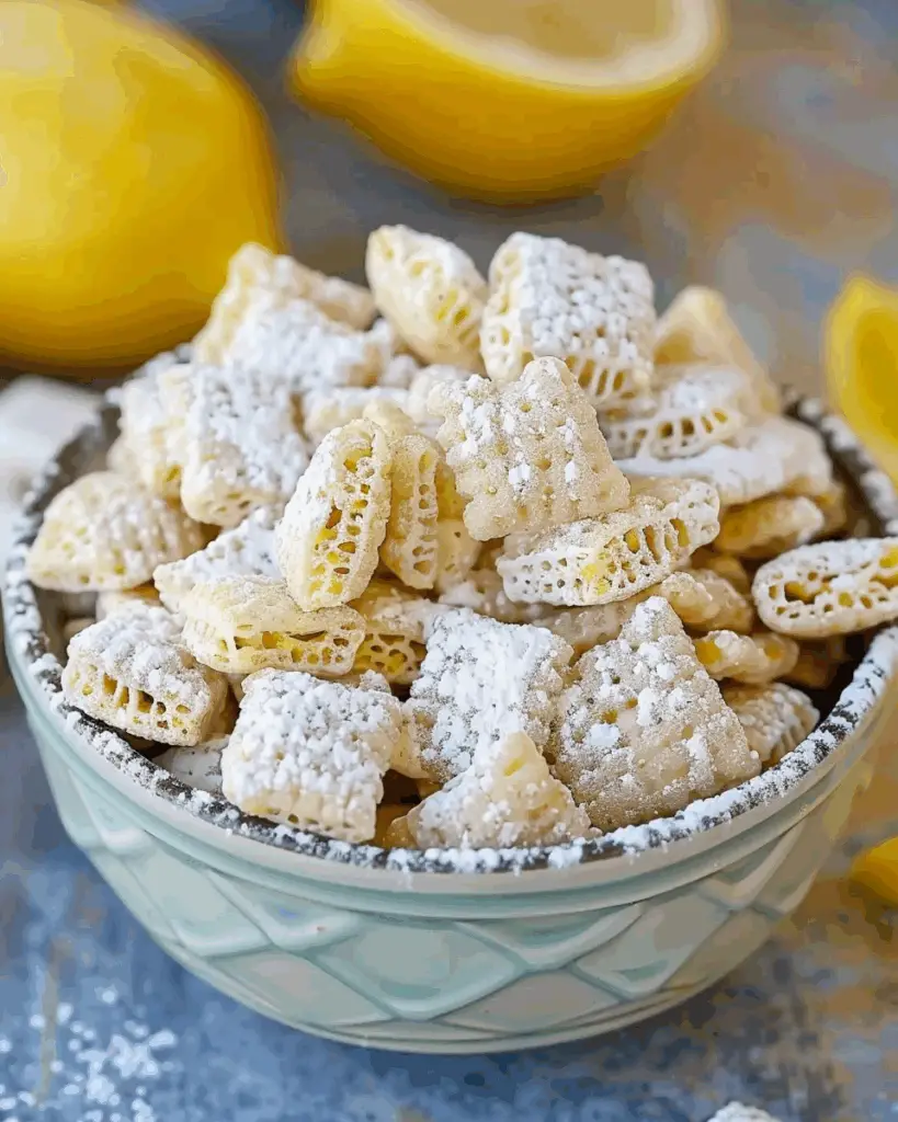Zesty Lemonade Puppy Chow Snack