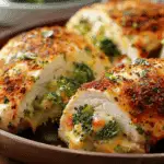 Broccoli Cheese Stuffed Chicken