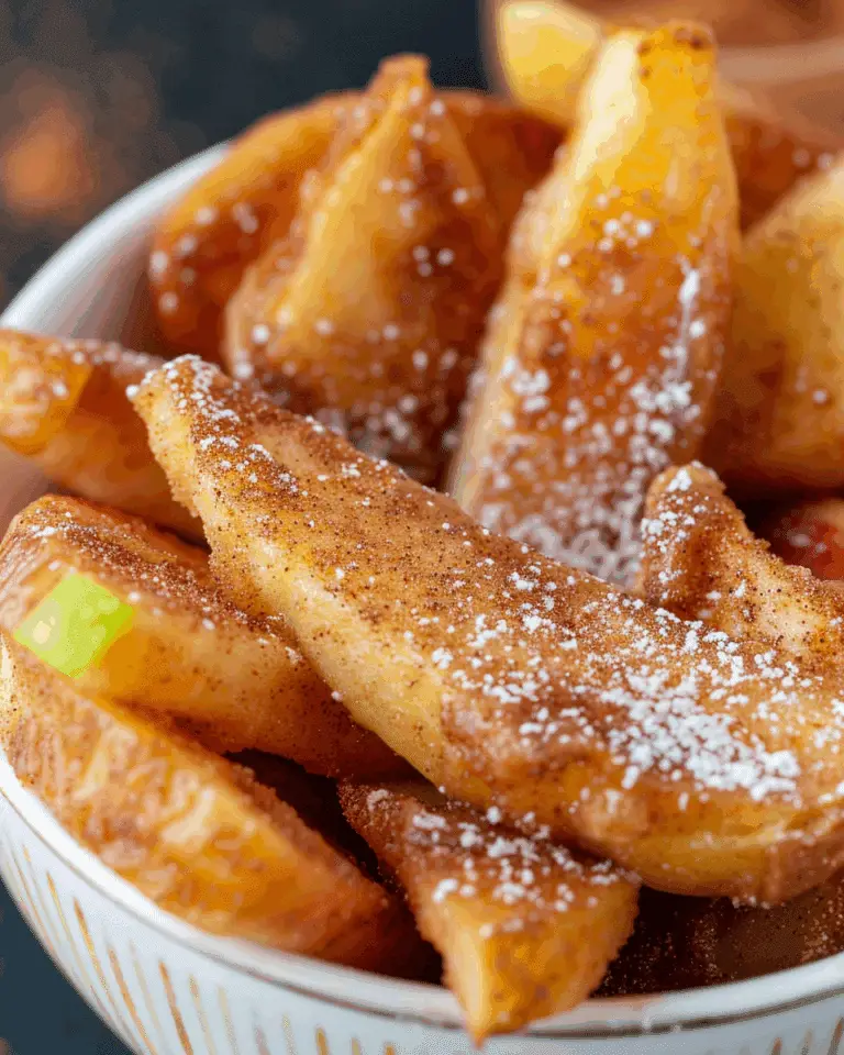 Crispy Air Fryer Apple Fries