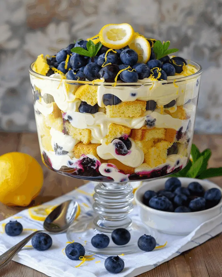 Lemon Blueberry Trifle