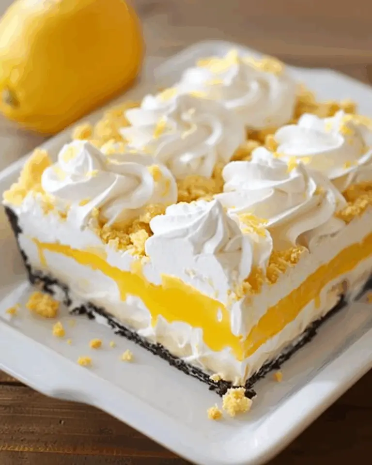 Heavenly Lemon Oreo Dessert