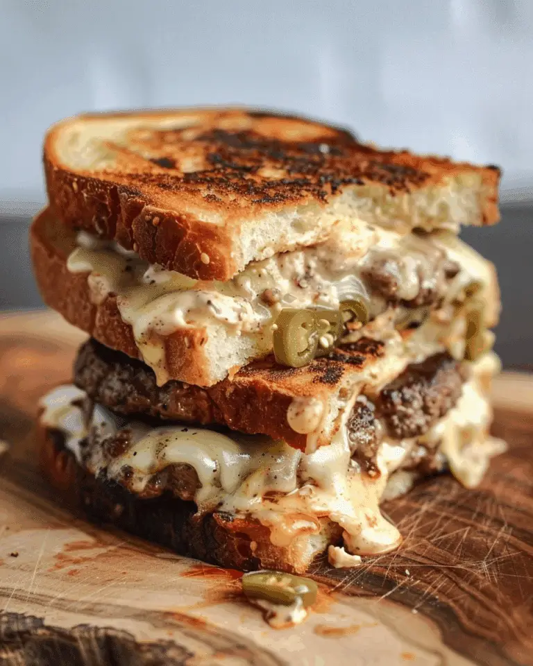 Jalapeño Popper Patty Melts