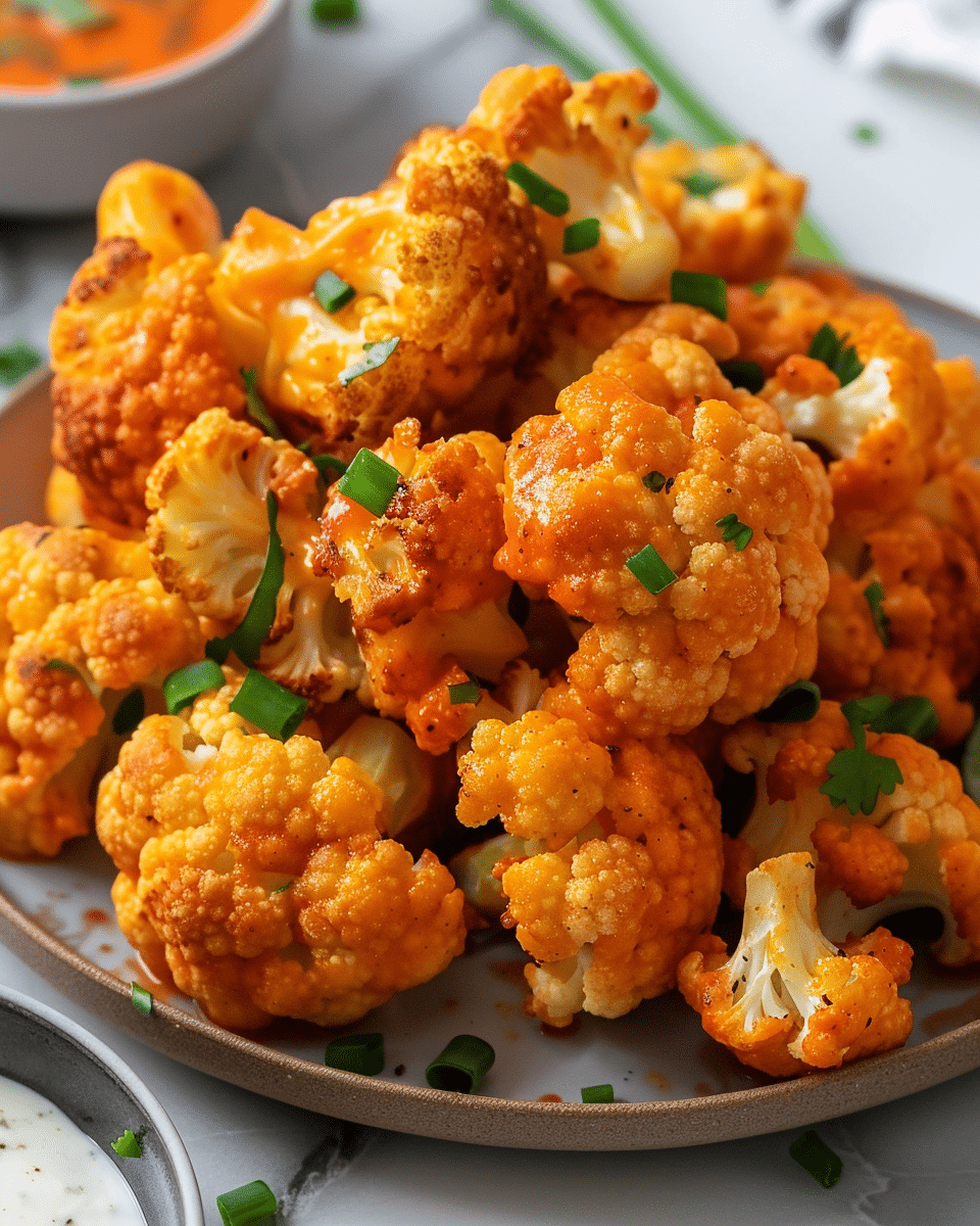 Air Fryer Buffalo Cauliflower