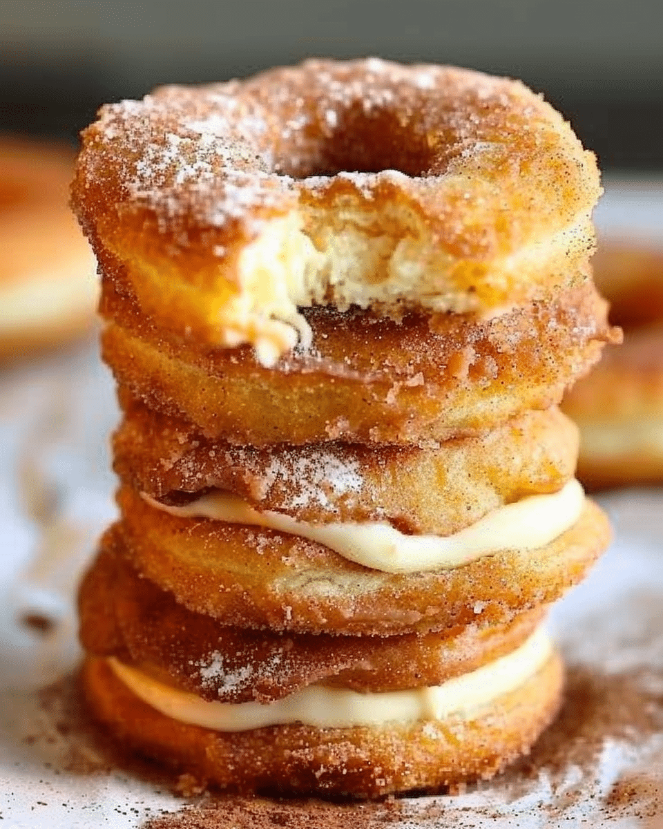 Churro Cheesecake Donut Cookies