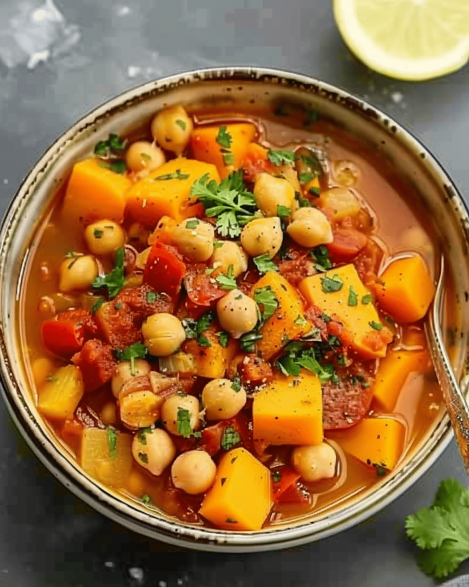 Easy Moroccan Chickpea Stew