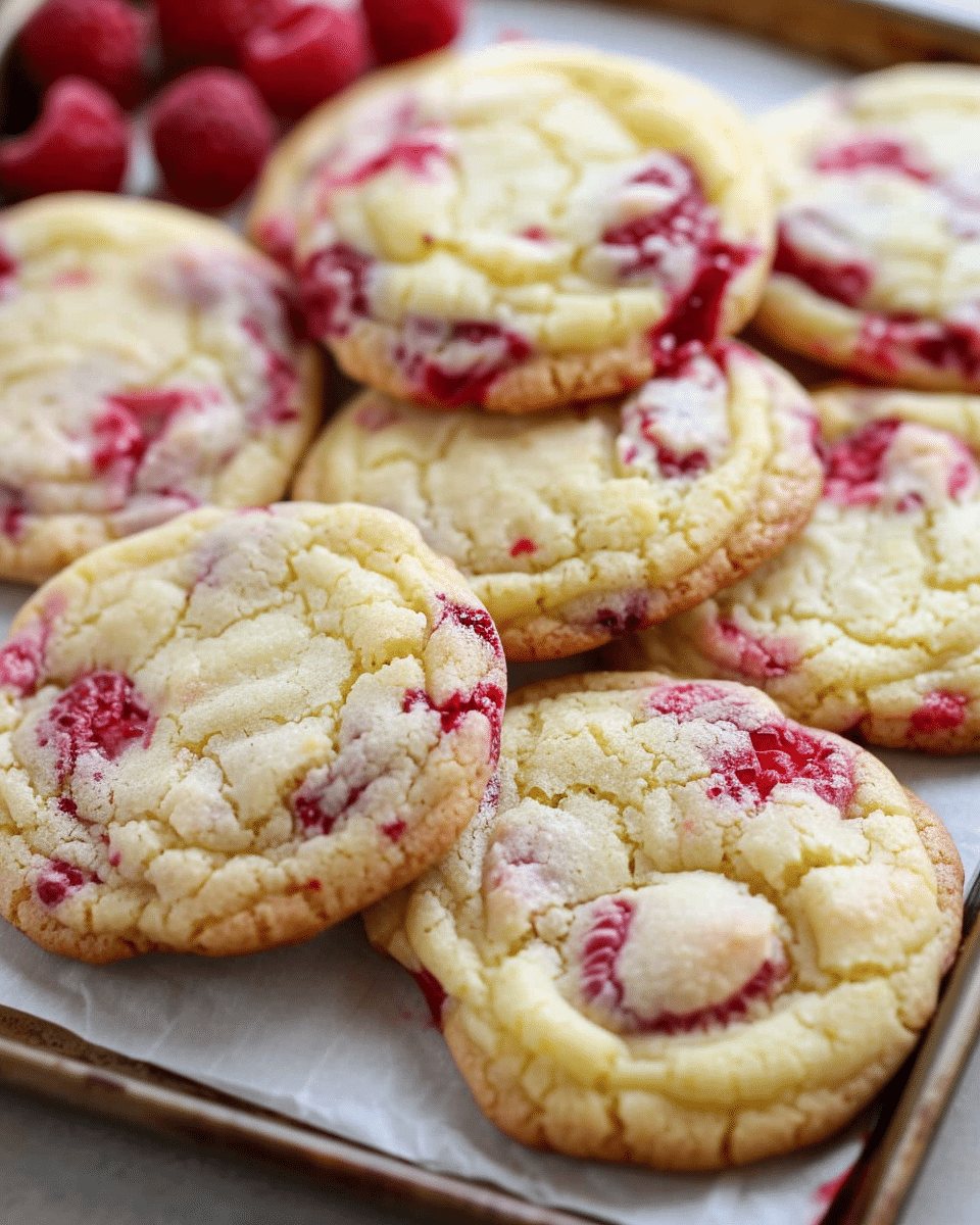 Lemon Raspberry Cookies