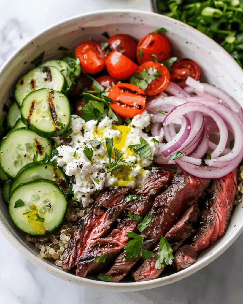 Mediterranean Steak Bowl