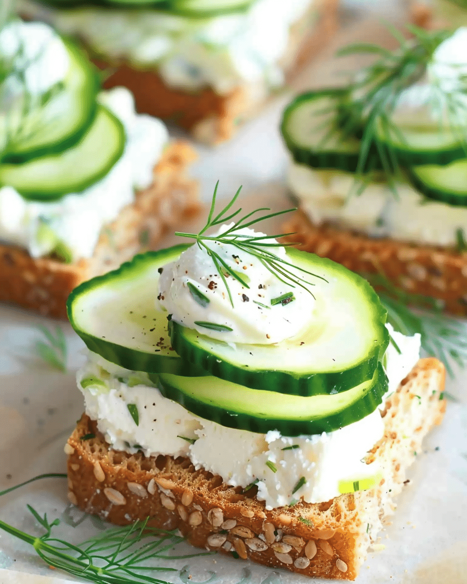 Mini Cucumber Sandwiches