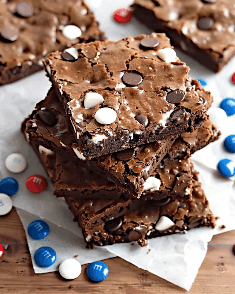 Patriotic Cookie and Brownie Crunch