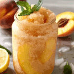Peach Lemonade Slush