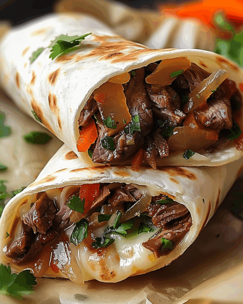 Philly Cheesesteak Wrap