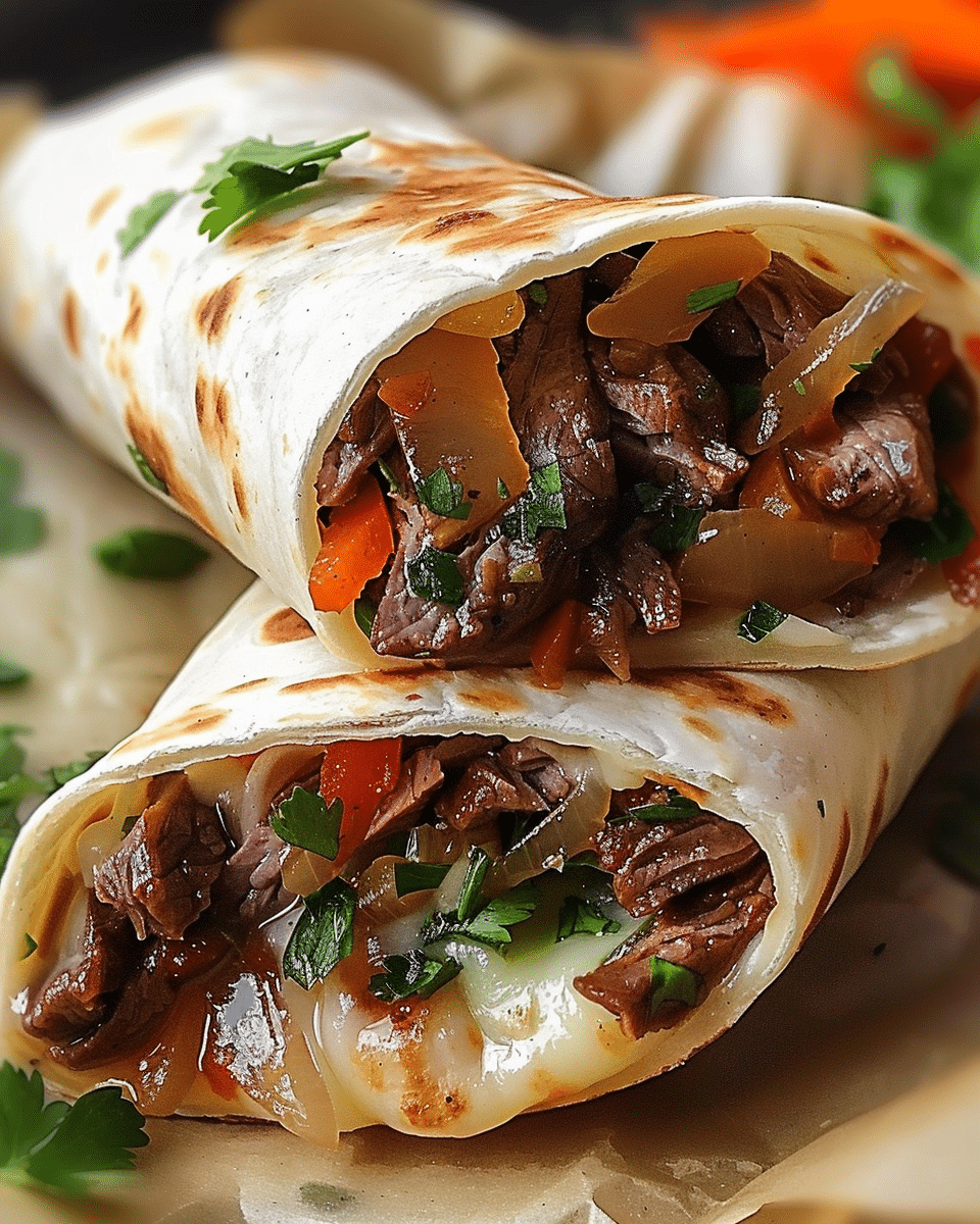 Philly Cheesesteak Wrap